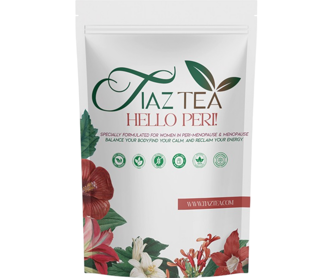 HELLO PERI - Calm Hot Flashes & Peri-menopause Relief Tea
